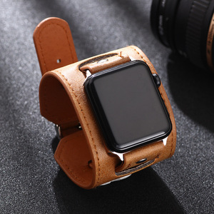 Vente en gros Convient pour Smartwatch <span class=keywords><strong>Bracelet</strong></span> de remplacement de boucle en <span class=keywords><strong>cuir</strong></span> pour <span class=keywords><strong>Apple</strong></span> <span class=keywords><strong>Watch</strong></span> 38/40,42/44mm - Product Image 5