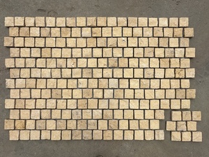 <span class=keywords><strong>Pierre</strong></span> de pavage en cube de <span class=keywords><strong>calcaire</strong></span> jaune, surface fendue naturelle, pavé de <span class=keywords><strong>calcaire</strong></span> pour allée, pavé de <span class=keywords><strong>calcaire</strong></span> en maille - Product Image 5