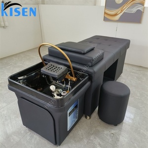 KISEN Sillón Lavacabezas Portátil Multifuncional para Salón de Belleza con Circulación de Agua y Vaporizador en Venta - Product Image 4