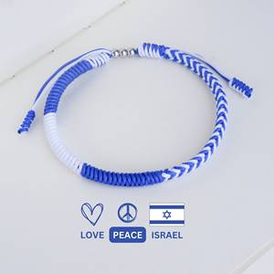 Customize Handmade Palestine Flag Braided <strong>Bracelet</strong> Unisex Couple Woven String Adjustable Multiple Flag Colour Rope Man <strong>Bracelets</strong> - Product Image 6