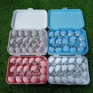 Mushroom Shaped <b>Quilt</b> Fastener With Steel Pins Pink White Blue Gray Skin Friendly For Home Use - Product Image 1