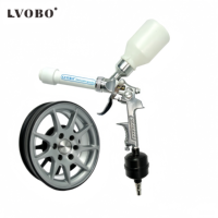 Pistolet de pulvérisation électrostatique automatique portatif LVOBO pour la peinture en poudre, facile à utiliser