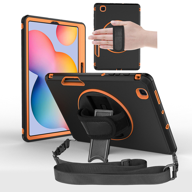GSCASE 3 in 1 Shockproof Heavy Duty Tablet Case With Shoulder Strap Tab Case for iPad Pro 12.9 2018 2020 2021 2022 Air 13 2024