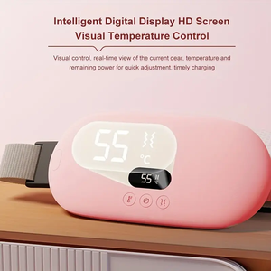 Warm Palace Belt Portable Heating Pad for Women's Period Pain Relief <strong>Massager</strong> <strong>Waist</strong> <strong>Massager</strong> Pink Belt - Product Image 2