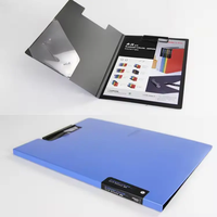 Gran oferta de accesorios de oficina, archivo A4 de enfermería, caja de archivo A4 de plástico, portapapeles con caja de archivo de almacenamiento, carpeta organizadora