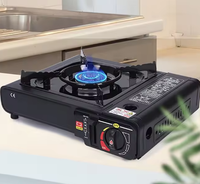 Réchaud de table magnétique portable d'extérieur, cuisinière à gaz domestique, réchaud à gaz pour fondue, réchaud de camping pour pique-nique, barbecue