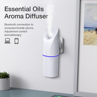Diffuseur d'huiles essentielles électrique silencieux de 100 ml en plastique sans eau pour la maison, le bureau et l'hôtel, diffuseur mural portable à brancher