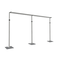 Pipe et drapé Kit toile de fond extérieur scène rideau mur support décoration pour les mariages et événement tuyau et drapé toile de fond support