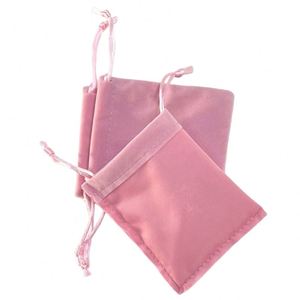 Prix direct usine, sacs en velours personnalisables, sacs cadeaux en velours avec cordon de serrage - Product Image 4
