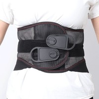 Ceinture lombaire médicale avec système à double poulie et cordon de serrage pour hommes et femmes, protection respirante