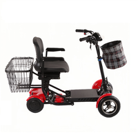 Scooter électrique intelligent pliable à 4 roues portable avec une autonomie de 60 km, batterie au lithium étanche pour personnes âgées