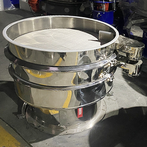 Pantalla vibratoria circular de acero inoxidable, pantalla de clasificación de partículas químicas en polvo con motor como componente central - Product Image 2