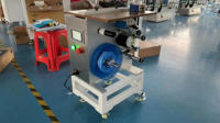 Machine d'étiquetage automatique de type clamshell C-Wrap en forme de U, étiqueteuse d'angle pour système d'étiquetage d'emballage alimentaire