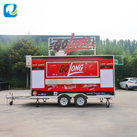 Chammp Remorque de cuisine mobile moderne, cuisine complète pour la vente ambulante, usage commercial, haute performance, logistique professionnelle