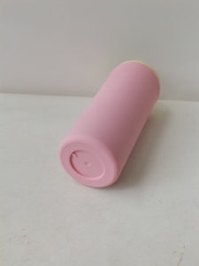 Gobelet en plastique mat de 700 ml avec couvercle et paille, réutilisable, rose, pour boissons froides, idéal pour le bureau, la maison, les voyages, bouteille d'eau avec logo personnalisé - Product Image 3