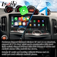 Lsailt لاسلكي مشغل سيارة أندرويد صندوق واجهة تلقائي لنيسان 370z Z34 fairlay Z IT08 08 08it مرآة دعم اتصال لاسلكي