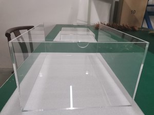 Vente en gros de boîtes à chaussures transparentes pliables personnalisées pour la collection de chaussures de <span class=keywords><strong>basket</strong></span>-ball, boîtes à chaussures en acrylique transparentes à vendre - Product Image 4