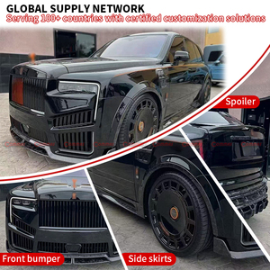 High Quality Dry Carbon Fiber Body <b>Kit</b> for <b>Rolls</b> Royce Cullinan MSY Style Car Bumper Side Skirts Engine Hood Rear Spoiler - Product Image 4