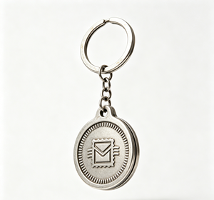 Llavero Metálico Personalizado, Anillo de Llaves Redondo de Aleación de Zinc, Logotipo Grabado, Colgante de Recuerdo para Regalo Promocional - Product Image 2