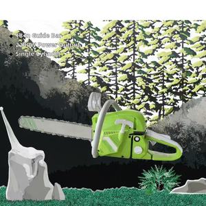 Outil de jardin électrique vert de tronçonneuse domestique multi-usages à essence haute puissance pour la coupe du bois - Product Image 3