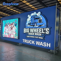 Pantalla LED Publicitaria para Exteriores, Programable, Impermeable, a Todo Color, RGB, P8/P10, Letrero Tipo Pylon