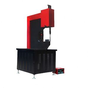เครื่องเชื่อมรีเวทอัตโนมัติระบบไฮดรอลิก CNC รุ่นใหม่ TY-202407 พร้อมระบบ PLC หน้าจอสัมผัส มอเตอร์สำหรับงานเชื่อมโลหะแผ่น กำลังไฟ 3kW - Product Image 3