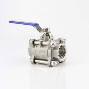 Vanne à bille en acier inoxydable 304, trois pièces, haute <span class=keywords><strong>pression</strong></span>, filetage interne DN15/20/25/32/40/50 - Product Image 5