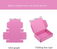 Rosa Pflaumenfarbene Boxen Große Versandbox Wellpappe Rosa Versandbox für Schuhe Kleidung Versandverpackung Papier Wellpappe-Box Nach Maß