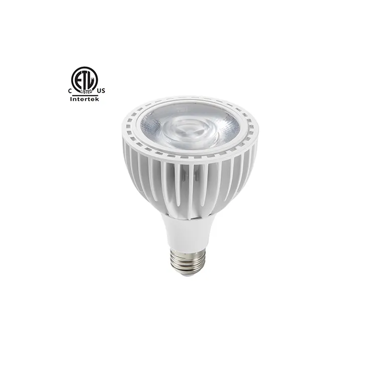 Base de foco LED E27 de alta eficiencia, lámpara COB PAR30, 20W, 30W, CE RoHs