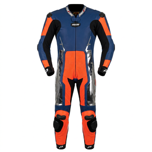 Combinaison de course professionnelle pour homme, 1 pièce, en cuir de vache/crocodile véritable, sur mesure, avec combinaison intégrale/traje niveau 2 CE - Product Image 1