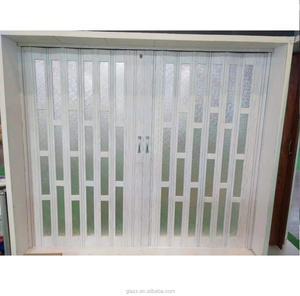 Comercial <span class=keywords><strong>ห้อง</strong></span>วงเวียนออกแบบตกแต่งภายในประตูที่มีคุณภาพสูงพีวีซีพับประตูกระจก - Product Image 4