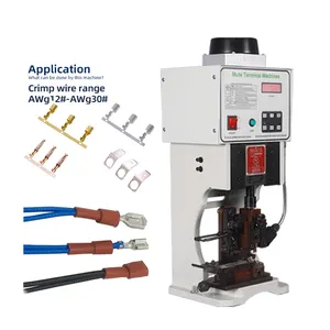 ZJ-JY1.5T Extrusion Die Data Cables Manufacturing Machine Cable Drum Jacks Wire Crimping Machine Terminal Crimping Mach