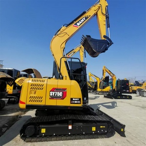Used Sany75C 7Ton Excavator Digger <b>Small</b> Crawler Mini Excavator Engine Core SY55C SY60C SY65W SY75C SY80U SY95C SY135C SY155U - Product Image 1