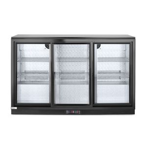 Refrigerador Arktic de 254L con Puerta Trasera Triple Deslizante, Color Negro, 220-240V/160W, 1350x520x865mm - Product Image 1
