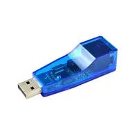 Harici kablolu USB2.0 Lan RJ45 ağ kartları adaptör konnektörü USB ağ kartı