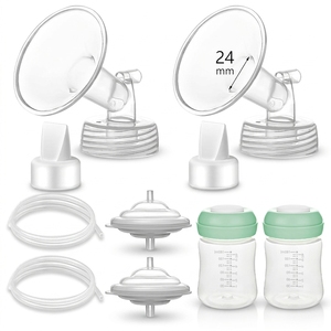 Accessoires de tire-lait en gros, pièces de rechange compatibles avec <span class=keywords><strong>Spectra</strong></span> <span class=keywords><strong>S1</strong></span> S2 S9 Plus, kit de valve à bride de 24 mm sans BPA - Product Image 1