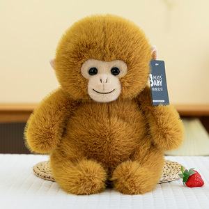 Peluche de <span class=keywords><strong>Mono</strong></span> Hipoalergénico Suave y Esponjoso para Bebés, Juguete de Peluche Realista para Niños, Regalo de Cumpleaños, Colección, Decoración - Product Image 2