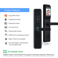 Eseye Smart Lock Met Tuya Camera Deurbel Elektronische Nieuwste Vingerafdruk Deurslot Met Camera Tuya Wifi