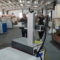 Marqueur laser à fibre optique multi-puissance en option, machine de marquage laser à fibre optique de bureau à vendre