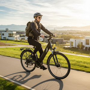 <b>Electric</b> City Bike 36V Lithium Battery Rear <b>Hub</b> Motor Aluminum Alloy Frame 26 Inch Urban Commuter <b>Electric</b> Bicycle - Product Image 4