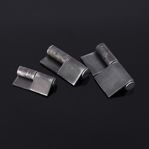 Charnières soudées en fer, épaisseur 4 mm, ouverture à 180 degrés, design industriel pour utilisation sur portes et fenêtres - Product Image 3