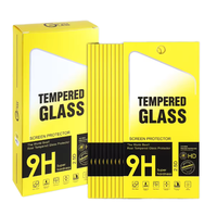 Film de protection en verre trempé HD transparent anti-rayures 2.5D 9H anti-explosion compatible avec tous les téléphones
