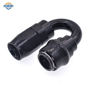 Black Aluminum AN4 AN6 AN8 AN10 AN12 Quick Release <strong>Fitting</strong> <strong>Hose</strong> End - Product Image 4