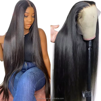 Vente en gros Perruques vietnamiennes droites avec lacet frontal en cheveux humains 13x4 13x6 HD Perruque vietnamienne cheveux humains lacet frontal