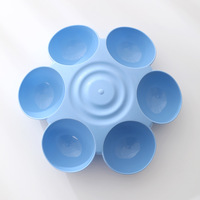 Nouveau Bol d'alimentation multifonctionnel en forme de fleur pour animaux de compagnie, pour plusieurs animaux, gamelle alimentaire pour animaux