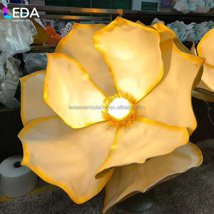 Leda ענק הוביל נייר מגנוליה עבור צבעי רקע חתונה קישוט פרחים - Product Image 1