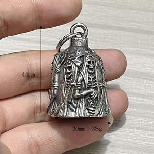 Campana de Motocicleta de Protección Contra Maleficia, Ángel Guardián, Gremlin, Grim Reaper, Colgante para Motociclistas, Llavero - Product Image 6