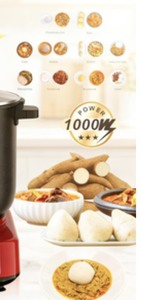 Mélangeur africain 1000W Top Rated Hoffmans 8 litres pour Fufu et Eba, Technologie allemande, Vente en gros et au détail - Product Image 4