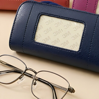Étui à lunettes personnalisé fait main en tissu tendance avec autocollant 3M, broderie sur toile DIY, auto-finissage, protection