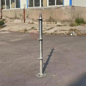 Anclajes Helicoidales en Forma de U a Precio de Fábrica, Anclajes Ligeros para Tierra, Montaje <span class=keywords><strong>Solar</strong></span> con <span class=keywords><strong>Azimut</strong></span> Ajustable, Acero Grado 15 Q235 para Taller - Product Image 4